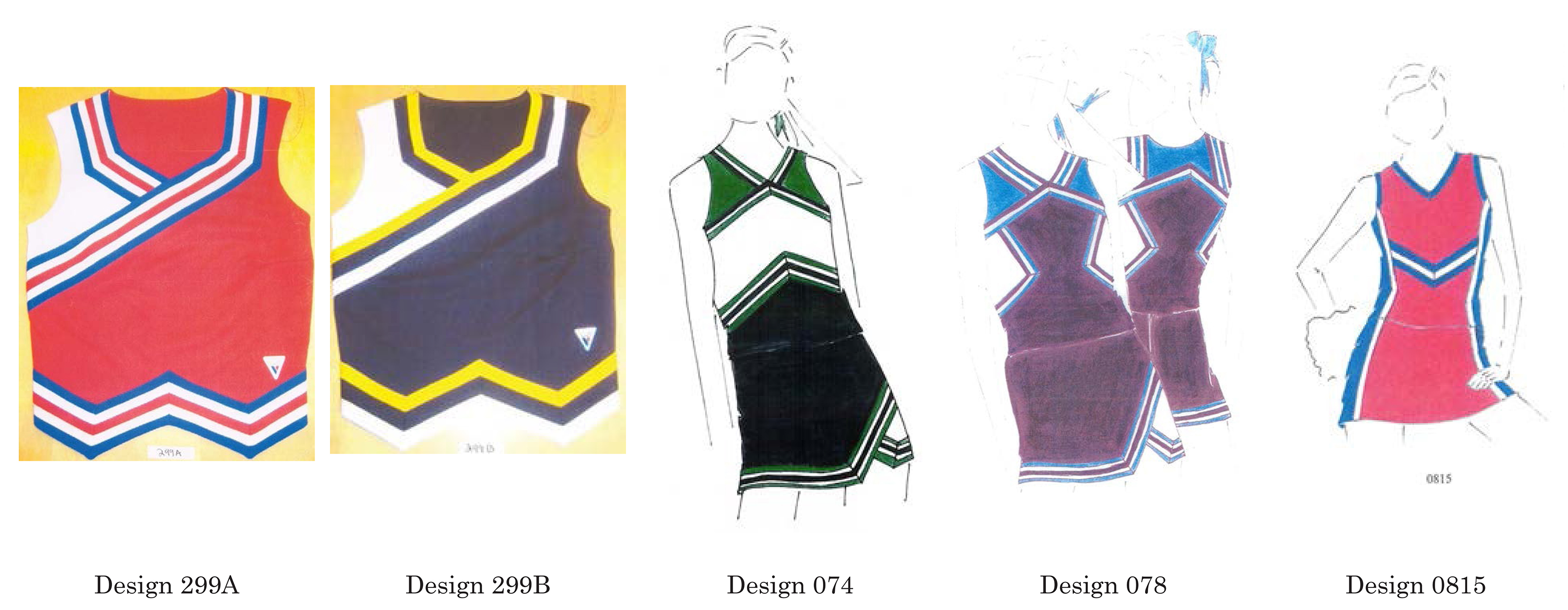 cheerleader uniforms